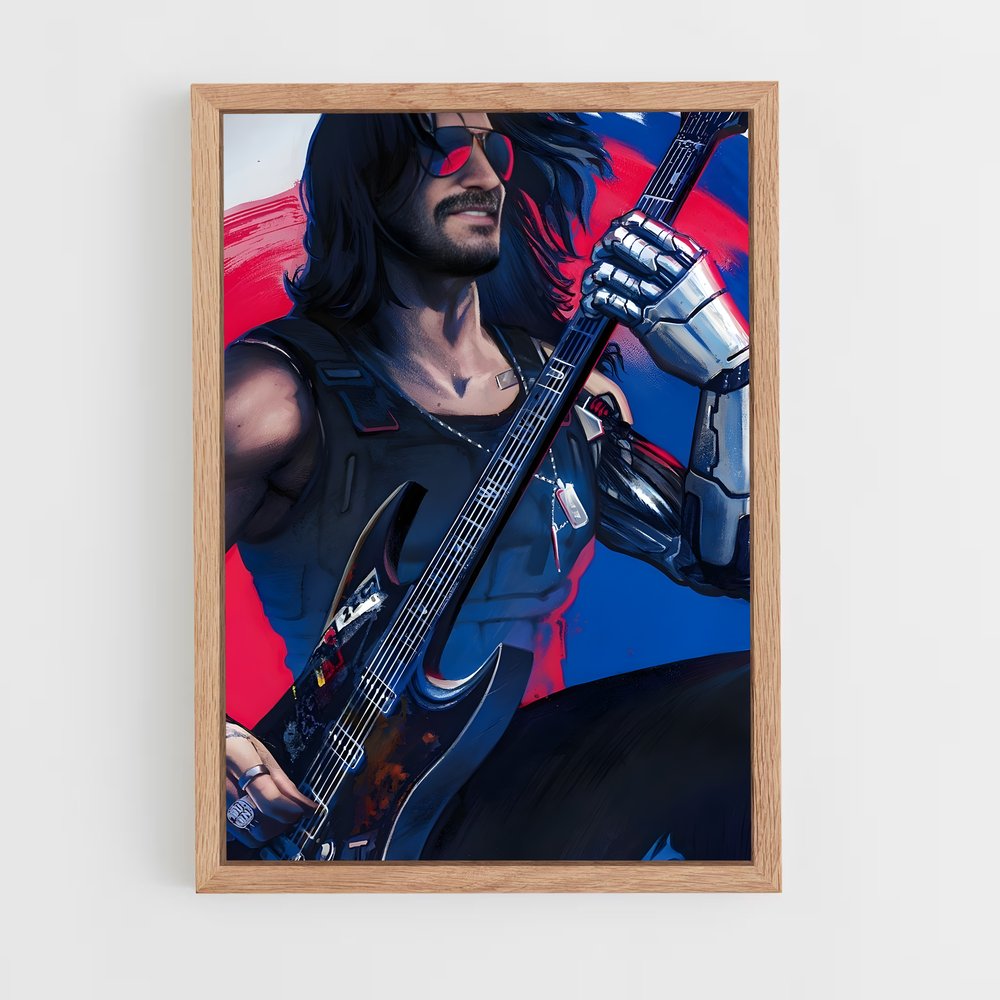 Poster Rhythm & Rebellion – affiche Cyberpunk (vue 4)